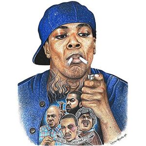 Wee Blue Coo Wayne Maguire Tattooed Smokey Craig Big Worm Inked Ikon Art Print Poster Wall Decor 12X16 Inch Wee Blue Coo Wayne Maguire Tattooed Smokey Craig Big Worm Inked Ikon Art Print Poster Wall Decor 12X16 Inch