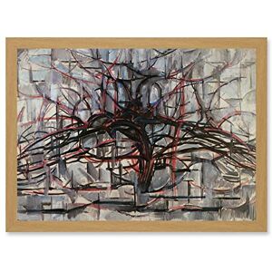 Wee Blue Coo Piet Mondrian Tree Abstract Dark Painting Artwork Framed Wall Art Print A4 Wee Blue Coo Piet Mondrian Tree Abstract Dark Painting Artwork Framed Wall Art Print A4