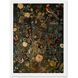 Artery8 Audubon Style Birds in Spring Flower Field Modern Artwork Framed A3 Wall Art Print Artery8 Audubon Style Birds in Spring Flower Field Modern Artwork Framed A3 Wall Art Print