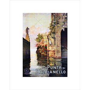 Wee Blue Coo Travel Balbianello Lake Como Italy Vintage Advert Wall Art Print Wee Blue Coo Travel Balbianello Lake Como Italy Vintage Advert Wall Art Print