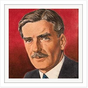 Fine Art Prints Tymim Faces WWII War UK Secretary Anthony Eden Square Wooden Framed Wall Art Print Picture 16X16 Inch Fine Art Prints Tymim Faces WWII War UK Secretary Anthony Eden Square Wooden Framed Wall Art Print Picture 16X16 Inch
