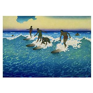 Wee Blue Coo Painting Landscape Sport Surf Wave Sea Wall Art Print Wee Blue Coo Painting Landscape Sport Surf Wave Sea Wall Art Print