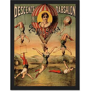 Wee Blue Coo Advert Exhibition Circus Miss Stena Trapeze Acrobat Hair Strange Large Framed Art Print Poster Wall Decor 18x24 inch Wee Blue Coo Advert Exhibition Circus Miss Stena Trapeze Acrobat Hair Strange Large Framed Art Print Poster Wall Decor 18x24 inch