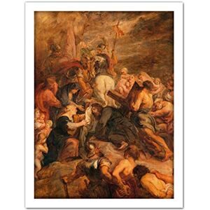 Artery8 Peter Paul Rubens Carrying Of The Cross Painting Artwork Framed Wall Art Print 18X24 Inch Artery8 Peter Paul Rubens Carrying Of The Cross Painting Artwork Framed Wall Art Print 18X24 Inch