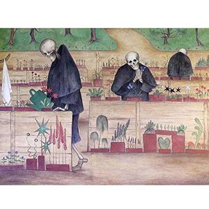 Wee Blue Coo Painting Fresco Tampere Cathedral Garden Death Hugo Simberg Finland Art Print Poster Wall Decor 12X16 Inch Wee Blue Coo Painting Fresco Tampere Cathedral Garden Death Hugo Simberg Finland Art Print Poster Wall Decor 12X16 Inch