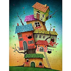 Fine Art Prints Treehouse Illustration Cute Art Print Canvas Premium Wall Decor Poster Fine Art Prints Treehouse Illustration Cute Art Print Canvas Premium Wall Decor Poster