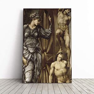 Big Box Art Canvas Print Wall Art Edward Burne-Jones The Wheel of Fortune Mounted & Stretched Framed Picture Home Decor for Kitchen, Living Room, Bedroom, Hallway, Multi-Colour, 20x14 Inch Big Box Art Canvas Print Wall Art Edward Burne-Jones The Wheel of Fortune Mounted & Stretched Framed Picture Home Decor for Kitchen, Living Room, Bedroom, Hallway, Multi-Colour, 20x14 Inch