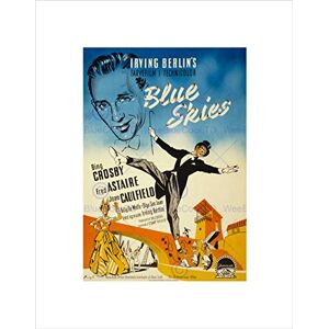 Wee Blue Coo Movie Film Blue Skies Crosby Astaire Berlin Wall Art Print Wee Blue Coo Movie Film Blue Skies Crosby Astaire Berlin Wall Art Print