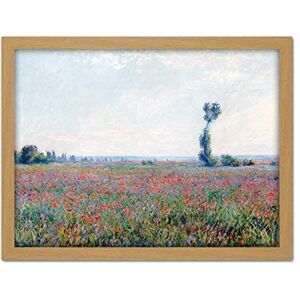 Fine Art Prints Claude Monet Poppy Field Large Framed Art Print Poster Wall Decor 18x24 Fine Art Prints Claude Monet Poppy Field Large Framed Art Print Poster Wall Decor 18x24