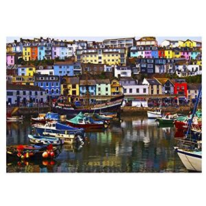 Wee Blue Coo Photo Cityscape Brixham Devon England Harbour Boats Wall Art Print Wee Blue Coo Photo Cityscape Brixham Devon England Harbour Boats Wall Art Print