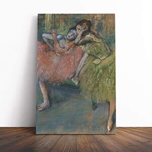 Big Box Art Canvas Print Wall Art Edgar Degas Two Dancers, Green and Pink Mounted & Stretched Framed Picture Home Decor for Kitchen, Living Room, Bedroom, Hallway, Multi-Colour, 20x14 Inch Big Box Art Canvas Print Wall Art Edgar Degas Two Dancers, Green and Pink Mounted & Stretched Framed Picture Home Decor for Kitchen, Living Room, Bedroom, Hallway, Multi-Colour, 20x14 Inch