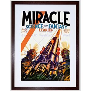 Wee Blue Coo Comics Miracle Science Fantasy Laser Gun Fiction Weird Framed Wall Art Print Wee Blue Coo Comics Miracle Science Fantasy Laser Gun Fiction Weird Framed Wall Art Print