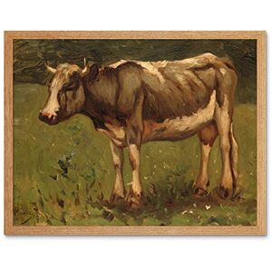 Artery8 Anton Mauve Cow Country Rural Farm Painting Art Print Framed Poster Wall Decor 12x16 inch Artery8 Anton Mauve Cow Country Rural Farm Painting Art Print Framed Poster Wall Decor 12x16 inch