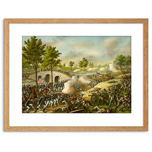 Wee Blue Coo 9x7 '' WAR AMERICAN CIVIL BATTLE ANTIETAM USA NEW FRAMED ART PRINT F97X1827 Wee Blue Coo 9x7 '' WAR AMERICAN CIVIL BATTLE ANTIETAM USA NEW FRAMED ART PRINT F97X1827