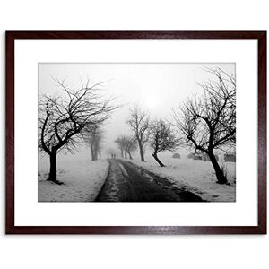 Wee Blue Coo Photo Landscape Black White Snow Winter Tree Framed Wall Art Print Wee Blue Coo Photo Landscape Black White Snow Winter Tree Framed Wall Art Print