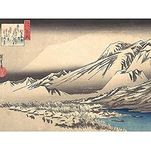 Artery8 Hiroshige Evening Snow On Mount Hira Japanese Painting Unframed Wall Art Print Poster Home Decor Premium Artery8 Hiroshige Evening Snow On Mount Hira Japanese Painting Unframed Wall Art Print Poster Home Decor Premium