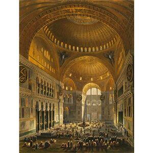 Wee Blue Coo Paintings Landscape Aya Sofya Mosque Islam Haghe Istanbul Art Print Poster Wall Decor 12X16 Inch Wee Blue Coo Paintings Landscape Aya Sofya Mosque Islam Haghe Istanbul Art Print Poster Wall Decor 12X16 Inch