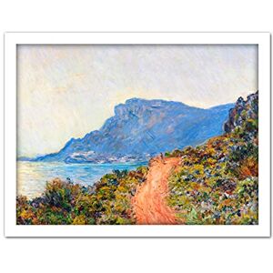 Artery8 Claud Monet La Corniche Near Monaco Painting Artwork Framed Wall Art Print 18X24 Inch Artery8 Claud Monet La Corniche Near Monaco Painting Artwork Framed Wall Art Print 18X24 Inch