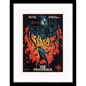 Pyramid Stranger Things Poster with Border and Black Frame (Chapter 9 The Piggyback) 30cm x 40cm Frame and Stranger Things Wall Art Official Stranger Things Merchandise Pyramid Stranger Things Poster with Border and Black Frame (Chapter 9 The Piggyback) 30cm x 40cm Frame and Stranger Things Wall Art Official Stranger Things Merchandise