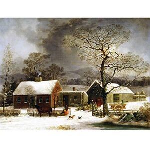 Fine Art Prints Durrie Winter Scene New Haven Connecticut Pretty Painting Large Wall Art Print Canvas Premium Mural Fine Art Prints Durrie Winter Scene New Haven Connecticut Pretty Painting Large Wall Art Print Canvas Premium Mural