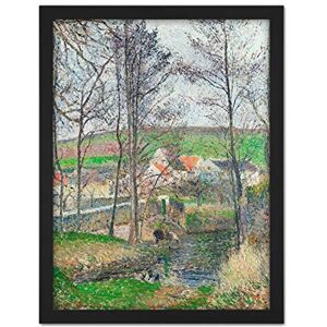Fine Art Prints Pissarro Banks Of The Viosne At Osny In Grey Weather Winter Large Framed Art Print Poster Wall Decor 18x24 Fine Art Prints Pissarro Banks Of The Viosne At Osny In Grey Weather Winter Large Framed Art Print Poster Wall Decor 18x24