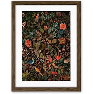 Artery8 Birds on Blooming Trees in Spring Modern Folk Art Artwork Framed Wall Art Print 18X24 Inch Artery8 Birds on Blooming Trees in Spring Modern Folk Art Artwork Framed Wall Art Print 18X24 Inch