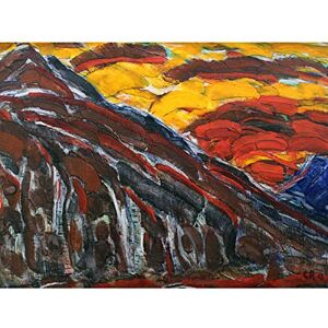 Fine Art Prints Rohlfs Visionäre Landschaft Expressionist Gemälde großer Druck Poster Wandkunst Dekor Bild Fine Art Prints Rohlfs Visionäre Landschaft Expressionist Gemälde großer Druck Poster Wandkunst Dekor Bild