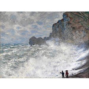 Fine Art Prints Claude Monet Rough Weather At Etretat Large Art Print Poster Wall Decor Premium Mural Fine Art Prints Claude Monet Rough Weather At Etretat Large Art Print Poster Wall Decor Premium Mural