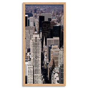 Wee Blue Coo Fifth 5th Avenue New York Long Panel Framed Wall Art Print Wee Blue Coo Fifth 5th Avenue New York Long Panel Framed Wall Art Print