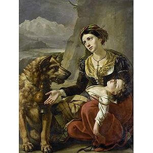 Artery8 Picque Saint Bernard Aid Woman Sick Child Painting Unframed Wall Art Print Poster Home Decor Premium Artery8 Picque Saint Bernard Aid Woman Sick Child Painting Unframed Wall Art Print Poster Home Decor Premium
