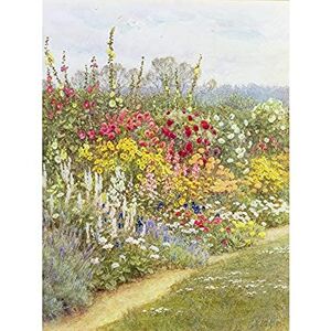 Artery8 Helen Allingham Herbaceous Border Garden Flowers Painting Art Print Canvas Premium Wall Decor Poster Mural Artery8 Helen Allingham Herbaceous Border Garden Flowers Painting Art Print Canvas Premium Wall Decor Poster Mural