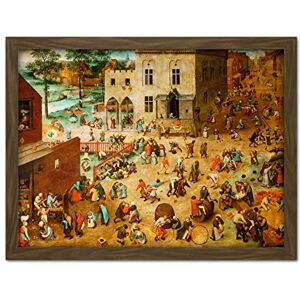 Fine Art Prints Pieter Bruegel The Elder Childrens Games Large Framed Art Print Poster Wall Decor 18x24 Fine Art Prints Pieter Bruegel The Elder Childrens Games Large Framed Art Print Poster Wall Decor 18x24