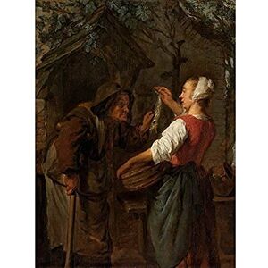 Artery8 Gabriel Metsu The Herring Seller Painting Unframed Wall Art Print Poster Home Decor Premium Artery8 Gabriel Metsu The Herring Seller Painting Unframed Wall Art Print Poster Home Decor Premium