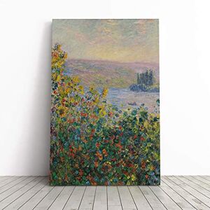 Big Box Art Canvas Print Wall Art Claude Monet Flower Beds at Vetheuil Mounted & Stretched Box Frame Picture Home Decor for Kitchen, Living Room, Bedroom, Hallway, Multi-Colour, 20x14 Inch Big Box Art Canvas Print Wall Art Claude Monet Flower Beds at Vetheuil Mounted & Stretched Box Frame Picture Home Decor for Kitchen, Living Room, Bedroom, Hallway, Multi-Colour, 20x14 Inch