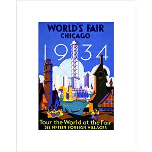Wee Blue Coo Cultural World Fair Chicago 1934 Illinois Advert Wall Art Print Wee Blue Coo Cultural World Fair Chicago 1934 Illinois Advert Wall Art Print