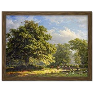 Artery8 Roth View Forest Bentheim Landscape Painting Artwork Framed Wall Art Print 18X24 Inch Artery8 Roth View Forest Bentheim Landscape Painting Artwork Framed Wall Art Print 18X24 Inch