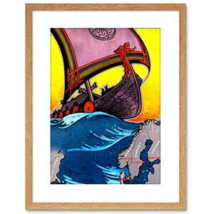 Wee Blue Coo TRAVEL SCANDINAVIA VIKING LONGSHIP SAIL OCEAN SEA USA FRAMED PRINT F97X7143 Wee Blue Coo TRAVEL SCANDINAVIA VIKING LONGSHIP SAIL OCEAN SEA USA FRAMED PRINT F97X7143