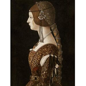 Fine Art Prints De Predis Portrait Empress Bianca Maria Sforza Painting Extra Large XL Wall Art Poster Print Fine Art Prints De Predis Portrait Empress Bianca Maria Sforza Painting Extra Large XL Wall Art Poster Print