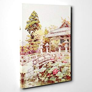 Big Box Art Canvas Print Wall Art Ella Du Cane Japanese Oriental Lotus at Kyomidzu Mounted & Stretched Box Frame Picture Home Decor for Kitchen, Living Room, Bedroom, Multi-Colour, 24x16 Inch Big Box Art Canvas Print Wall Art Ella Du Cane Japanese Oriental Lotus at Kyomidzu Mounted & Stretched Box Frame Picture Home Decor for Kitchen, Living Room, Bedroom, Multi-Colour, 24x16 Inch