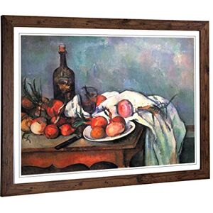 Big Box Art Framed Print of Paul Cezanne Still Life (13) Design Wall Art Picture Home Decor for Kitchen, Living, Dining Room, Bedroom, Hallway, Office, Walnut, A2 / 24.5x18 Inch / 62x45cm Big Box Art Framed Print of Paul Cezanne Still Life (13) Design Wall Art Picture Home Decor for Kitchen, Living, Dining Room, Bedroom, Hallway, Office, Walnut, A2 / 24.5x18 Inch / 62x45cm