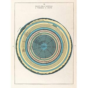 Fine Art Prints Caetani 1855 Map Chart Hell Dante Divine Comedy Large Wall Art Print Canvas Premium Mural Fine Art Prints Caetani 1855 Map Chart Hell Dante Divine Comedy Large Wall Art Print Canvas Premium Mural