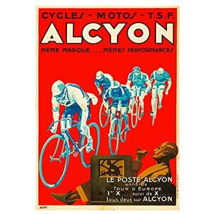 Wee Blue Coo Ad Alcyon Cycles Event Tour Europe France Picture Wall Art Print Wee Blue Coo Ad Alcyon Cycles Event Tour Europe France Picture Wall Art Print