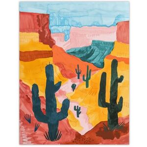 Artery8 Grand Canyon Saguaro Cactus Arizona Landscape Living Room Extra Large XL Wall Art Poster Print Artery8 Grand Canyon Saguaro Cactus Arizona Landscape Living Room Extra Large XL Wall Art Poster Print
