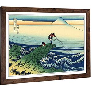 Big Box Art Framed Print of Hokusai Japanese Oriental Kajikazawa Design Wall Art Picture Home Decor for Kitchen, Living Room, Bedroom, Hallway, Walnut, A2 / 24.5x18 Inch / 62x45cm Big Box Art Framed Print of Hokusai Japanese Oriental Kajikazawa Design Wall Art Picture Home Decor for Kitchen, Living Room, Bedroom, Hallway, Walnut, A2 / 24.5x18 Inch / 62x45cm
