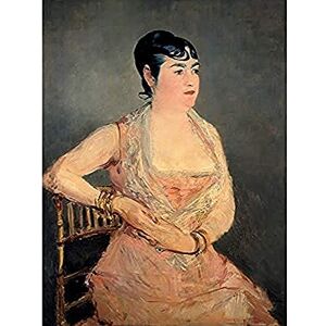 Fine Art Prints Edouard Manet Lady in Pink Kunstdruck auf Leinwand, Premium-Wanddekoration, Poster Fine Art Prints Edouard Manet Lady in Pink Kunstdruck auf Leinwand, Premium-Wanddekoration, Poster