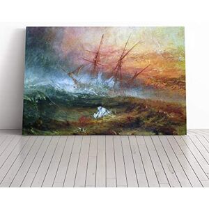 Big Box Art Canvas Print Wall Art Joseph Mallord William Turner Slave Ship Mounted & Stretched Box Frame Picture Home Decor for Kitchen, Living Room, Bedroom, Hallway, Multi-Colour, 20x14 Inch Big Box Art Canvas Print Wall Art Joseph Mallord William Turner Slave Ship Mounted & Stretched Box Frame Picture Home Decor for Kitchen, Living Room, Bedroom, Hallway, Multi-Colour, 20x14 Inch