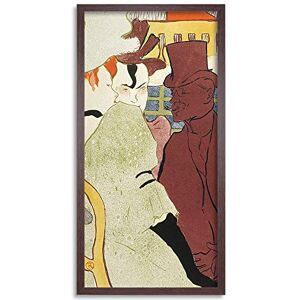 Artery8 Toulouse-Lautrec Warener Moulin Rouge Painting Framed Wall Art Print Long 25X12 Inch Artery8 Toulouse-Lautrec Warener Moulin Rouge Painting Framed Wall Art Print Long 25X12 Inch