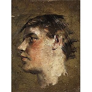 Artery8 Klinger Portrait Of Boy Head Face Painting Unframed Wall Art Print Poster Home Decor Premium Artery8 Klinger Portrait Of Boy Head Face Painting Unframed Wall Art Print Poster Home Decor Premium