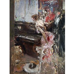 Artery8 Giovanni Boldini Recital C1884 Painting Large Wall Art Poster Print Thick Paper 18X24 Inch Artery8 Giovanni Boldini Recital C1884 Painting Large Wall Art Poster Print Thick Paper 18X24 Inch