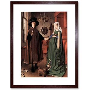 Wee Blue Coo Jan Van Eyck Arnolfini Wedding Old Master Painting Picture Framed Wall Art Print Wee Blue Coo Jan Van Eyck Arnolfini Wedding Old Master Painting Picture Framed Wall Art Print
